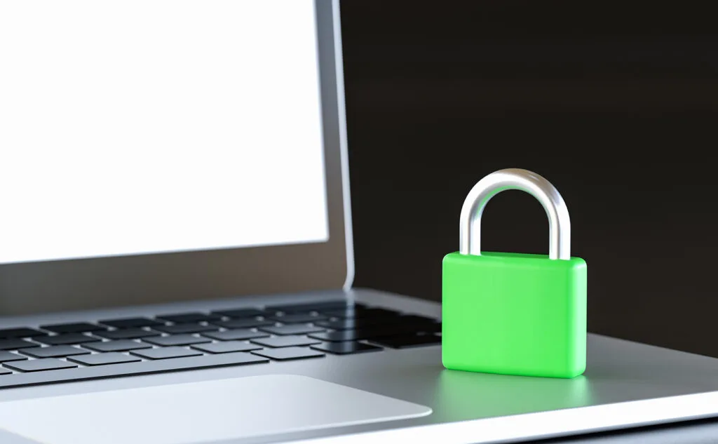 Nettisivujen suojaus kuvituskuva